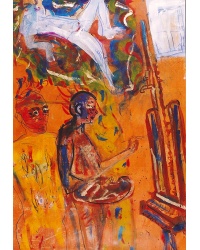 5d-nr_202_k_the_creative_process_spirit_guide_acrylic_on_paper_100_x_70_cm_1993